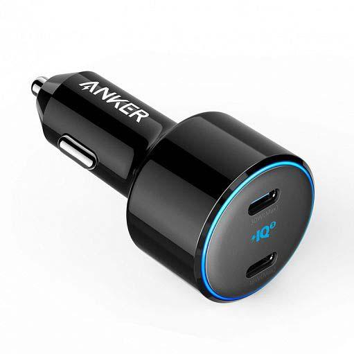 Автомобильное зарядное устройство Anker Powerdrive+ III Duo мощностью 48 Вт